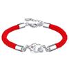 Bracelet Jewelry Ladies Bracelet Original Fashion Piglet Bracelet Red Braided Ladies Jewelry view 1