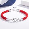 Bracelet Jewelry Ladies Bracelet Original Fashion Piglet Bracelet Red Braided Ladies Jewelry view 4