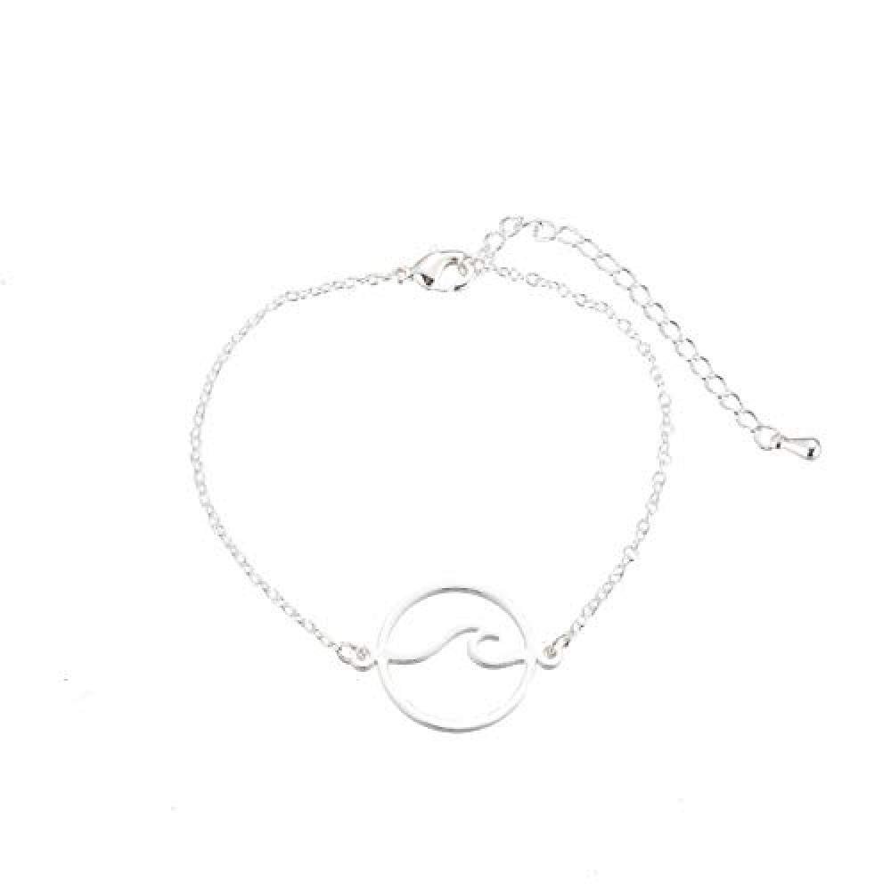 Bracelet Jewelry Women S Bracelet The Circle Wave Bracelet Simple And Versatile Cold Wind Hollow Jewelry In All Seasons