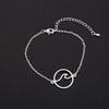 Bracelet Jewelry Women S Bracelet The Circle Wave Bracelet Simple And Versatile Cold Wind Hollow Jewelry In All Seasons view 3