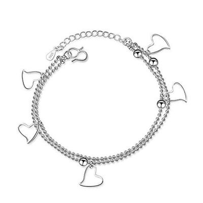 Bracelet Jewelry Women S Bracelet Accessories Double-Layer Love Heart Bracelet
