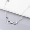 Bracelet Jewelry 925 Silver Bracelets For Women Infinity Bracelet With Cubic Zirconia 8 Shape Chain Bracelet Jewelry Gift 18.5Cm view 2