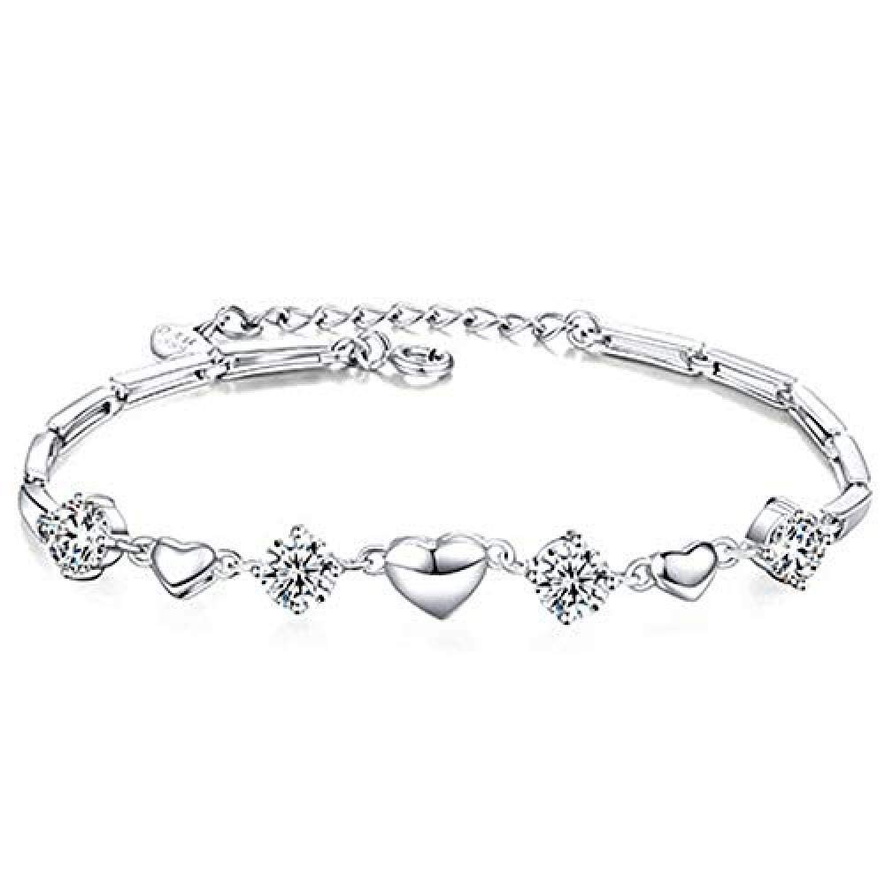 Bracelet Jewelry Women S Bracelet Temperament Silver Bracelet Girlfriends Love Bracelet Niche Design Diamond Love Bracelet