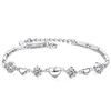 Bracelet Jewelry Women S Bracelet Temperament Silver Bracelet Girlfriends Love Bracelet Niche Design Diamond Love Bracelet view 1