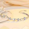 Bracelet Jewelry Women S Bracelet Temperament Silver Bracelet Girlfriends Love Bracelet Niche Design Diamond Love Bracelet view 2