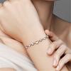 Bracelet Jewelry Women S Bracelet Temperament Silver Bracelet Girlfriends Love Bracelet Niche Design Diamond Love Bracelet view 3