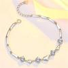 Bracelet Jewelry Women S Bracelet Temperament Silver Bracelet Girlfriends Love Bracelet Niche Design Diamond Love Bracelet view 4