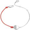 Bracelet Jewelry Red Rope Chain Bracelets For Women Silver 925 Clear Cubic Zirconia Mix Bracelet Fashion Jewelry 18Cm view 1