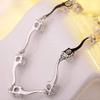 Bracelet Jewelry Fashionable Korean Style Wave Shaped Bracelet For Women Aaaaa Zircon Simple Silver 925 Jewelry Weddings view 2
