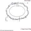 Bracelet Jewelry Silver Chain Water Drop Droplets Silver Rolo Bracelets Jewelry Silver Bracelet view 2
