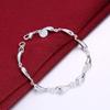 Bracelet Jewelry Silver Chain Water Drop Droplets Silver Rolo Bracelets Jewelry Silver Bracelet view 4