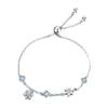 Bracelet Jewelry 925 Silver Winter Snowflake Women Bracelets Chain Link Bracelet Silver Jewelry 22Cm view 1