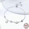 Bracelet Jewelry 925 Silver Winter Snowflake Women Bracelets Chain Link Bracelet Silver Jewelry 22Cm view 2