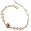 Bracelet Jewelry Chain Color Gold Round Evil Eye Charms Bracelet Crystal Star Shape Beads Link Chain Bracelets For Women Girl Jewelry view 1