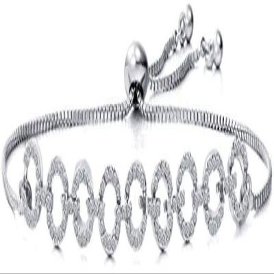 Bracelet Jewelry Women S Gold And Silver Jewelry Zircon Adjustable Bracelet