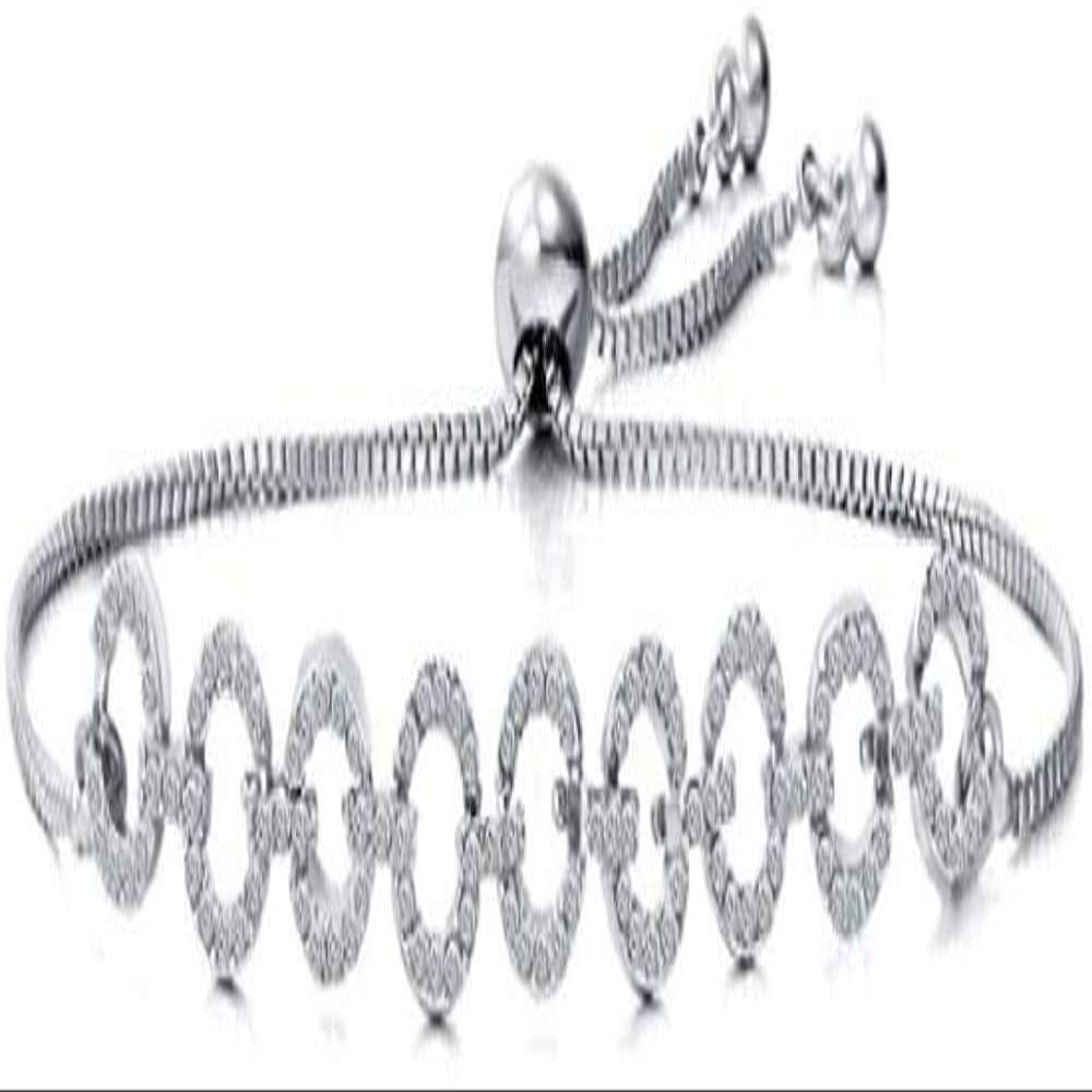Bracelet Jewelry Women S Gold And Silver Jewelry Zircon Adjustable Bracelet