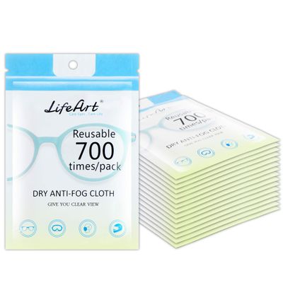 15 Pack Anti-Fog Wipe, Eyeglasses Cleaning Cloths, Cleaning Wipe for Eyeglasses, Tablets, Screens, Lens Wipe for Camera Lenses