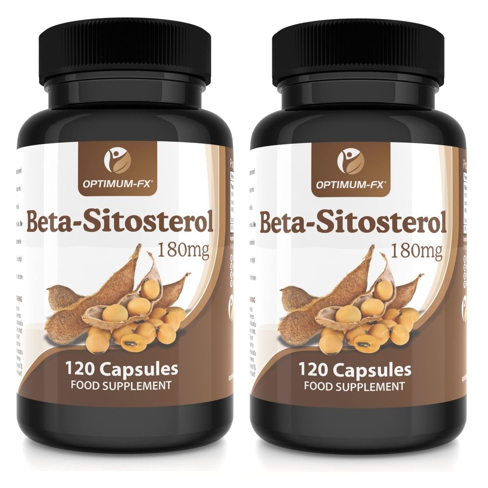 Beta Sitosterol 180mg from 400mg Plant Sterols Capsule High Strength Supplement NOT Tablets or Powder Contributes to Normal Blood Cholesterol 120 Vegan Caps 2 Months Supply
