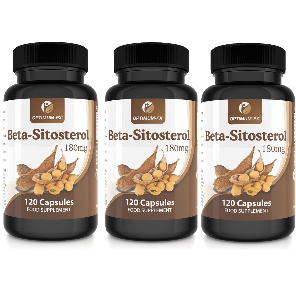 Beta Sitosterol 180mg from 400mg Plant Sterols Capsule High Strength Supplement NOT Tablets or Powder Contributes to Normal Blood Cholesterol 120 Vegan Caps 2 Months Supply