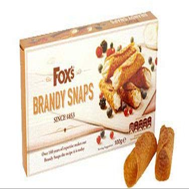 Fox's Brandy Snaps 100g (Pack of 8)