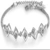 Bracelet Jewelry 925 Silver Cube Box Bracelets Bangles Bracelet For Women Silver Jewelry 19.5Cm view 1
