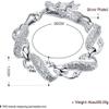 Bracelet Jewelry Silver Bracelets 6Line Light Bangle Silver Chain 6 Layer Chain Link Bracelet 20Cm view 2