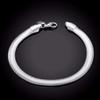 Bracelet Jewelry Silver Bracelet Jewelry 6Mm 20Cm Snake Bone Flat Male Soft Chain Bracelet view 3