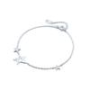 Bracelet Jewelry S925 Silver Bracelet Ladies Diamond Pierced Five-Pointed Star Bracelet Star Bracelet Jewelry view 1