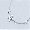 Bracelet Jewelry S925 Silver Bracelet Ladies Diamond Pierced Five-Pointed Star Bracelet Star Bracelet Jewelry view 3