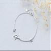 Bracelet Jewelry S925 Silver Bracelet Ladies Diamond Pierced Five-Pointed Star Bracelet Star Bracelet Jewelry view 4