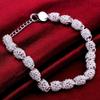 Bracelet Jewelry 925 Silver Chain Cluster Round Tennis Bracelets Women Jewelry Girlfriend Gift view 3