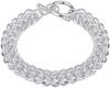 Bracelet Jewelry 925 Silver Bracelets Woman Jewelry Round Silver Chain Bracelet view 1