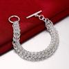 Bracelet Jewelry 925 Silver Bracelets Woman Jewelry Round Silver Chain Bracelet view 4