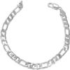 Bracelet Jewelry Men Bangles Accessories 925 Silver 6Mm Figaro Chain Bracelet For Women Jewelry view 1