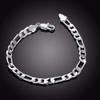 Bracelet Jewelry Men Bangles Accessories 925 Silver 6Mm Figaro Chain Bracelet For Women Jewelry view 3
