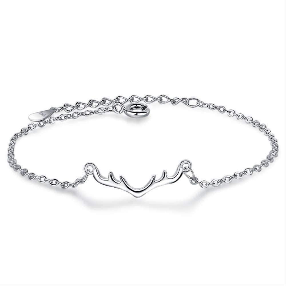 Bracelet Jewelry Silver Antlers Bracelets For Women Gifts Girl Wedding Jewelry