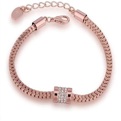 Bracelet Jewelry Bracelet 18K Rose Gold Plated Bracelet For Women Jewelry Silver Bracelets & Bangles