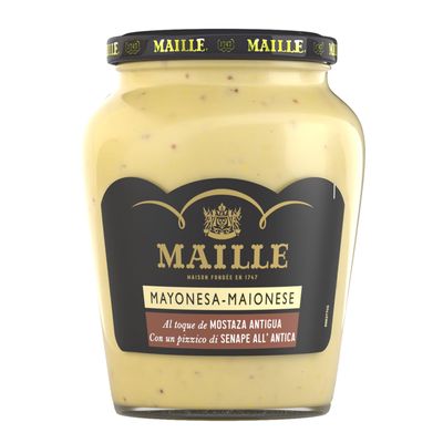 Maille Glass Dijon Grain Mayonnaise 320g