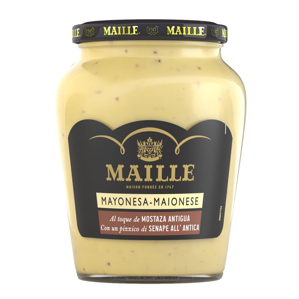 Maille Glass Dijon Grain Mayonnaise 320g