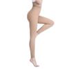 AMZAM Medical Compression Pantyhose for Women & Men, 15-20 mmHg Graduated Compression Leggings, Opaque Footless Waist High Compression Stockings for Edema, Varicose Veins, Post Surgery,Beige S view 4