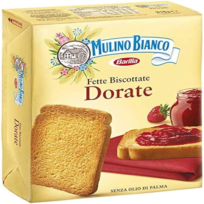 Fette Biscottate Dorate - MULINO Bianco - 315gr Pack (3)