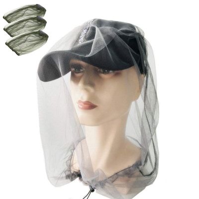 3-pcs Mosquito Hat Mask Head Cover for Outdoor Lovers Protect from Fly Screen Mosquito Gnat and Other Flies, Protecting from Insect Bug Bee Mosquito[multicolor],Gray