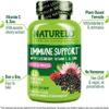 NATURELO Immune Support  Vitamin C, Elderberry, Zinc  Best Natural Vitamin C Boost with Antioxidant, Herbal & Mineral Defense - 60 Vegan Capsules | 2 Month Supply view 4