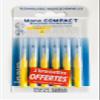 Inava Brossettes Mono Compact 1mm Etroits Jaunes 4 units + 2 offertes view 1