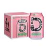 Dalston's Sparkling Rhubarb Soda (4x330ml) - Real Squeezed Rhubarb & Sparkling Water - 40 Kcal - No Added Sugar - No Artificial Sweeteners - Healthy Alternative - Low Calorie - Vegan view 1