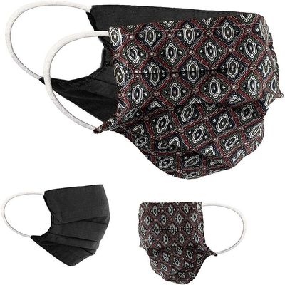 Community Masks 2-pack Set Unisex Makeshift Mask Reversible Mouth Protection Mask Mouth and Nose Protection Reversible Mask With Print Cotton Bci Washable