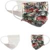 Community Masks 2-pack set unisex makeshift mask reversible mouth protection mask mouth and nose protection reversible mask with print cotton BCI washable,Red view 1
