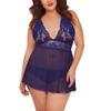 GMDNS Sexy Lingerie for Women for Sex Plus Size Crotchlesssexy Lencera Mujer De Talla Grande De Espalda Abierta De Encaje De Lencera Babydoll Ropa De Dormir-04_4XL view 1