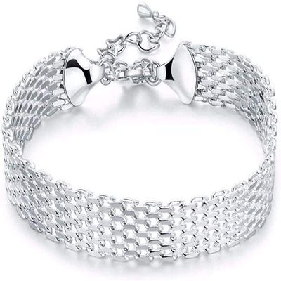 Bracelet Jewelry Bracelet Women S Bracelet Silver Soft Watchband Charm Bracelet & Bangles Fine Jewelry