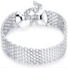 Bracelet Jewelry Bracelet Women S Bracelet Silver Soft Watchband Charm Bracelet & Bangles Fine Jewelry view 1